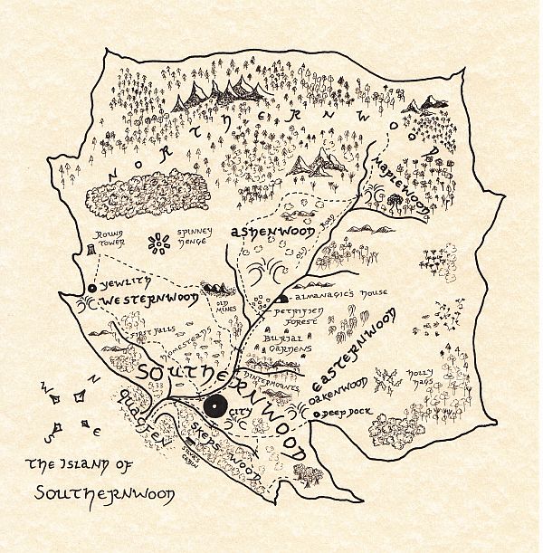 map of the island of southernwood