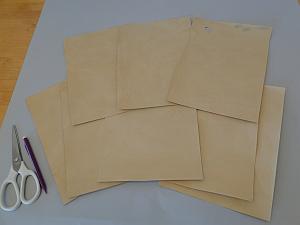 eight sheets of parchment